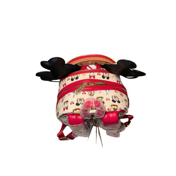 Disney Loungefly Christmas Mickey Minnie Mouse Mini Backpack & Ears Holiday Set main image 13